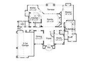 European Style House Plan - 4 Beds 4.5 Baths 4722 Sq/Ft Plan #411-619 