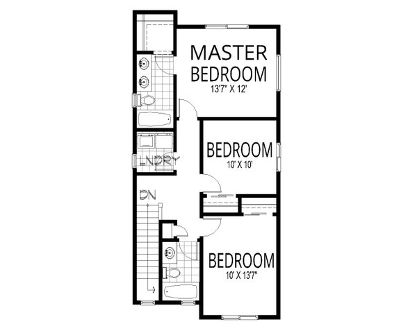 Home Plan - Farmhouse Floor Plan - Upper Floor Plan #112-283