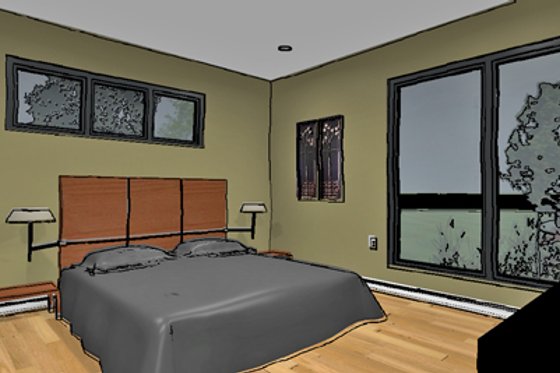 Photo 7 for Modern House Plan #480-1 - 4 bed, 2 bath