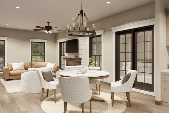 Interior - Dining Room 1 for Farmhouse House Plan #923-67 - 3 bed, 3 bath