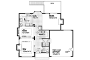 Traditional Style House Plan - 3 Beds 2.5 Baths 1917 Sq/Ft Plan #47-349 