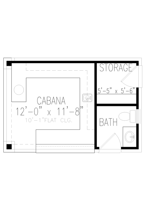 Modern Floor Plan - Main Floor Plan #54-577