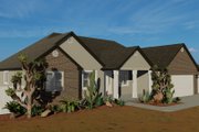 Traditional Style House Plan - 3 Beds 2 Baths 2085 Sq/Ft Plan #1060-67 
