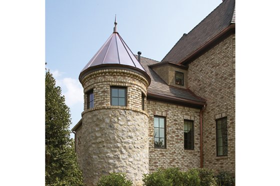 Exterior - Other Elevation 3 for European House Plan #453-49 - 4 bed, 4.5 bath