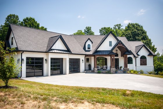 Exterior - Front Elevation 3 for Craftsman House Plan #54-550 - 3 bed, 3.5 bath