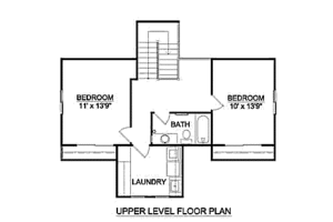 Floor Plan - Upper Floor for Traditional House Plan #116-256 - 3 bed, 2.5 bath