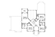 Mediterranean Style House Plan - 4 Beds 3 Baths 3699 Sq/Ft Plan #411-237 
