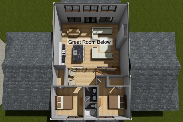 House Design - Farmhouse Floor Plan - Upper Floor Plan #513-2260