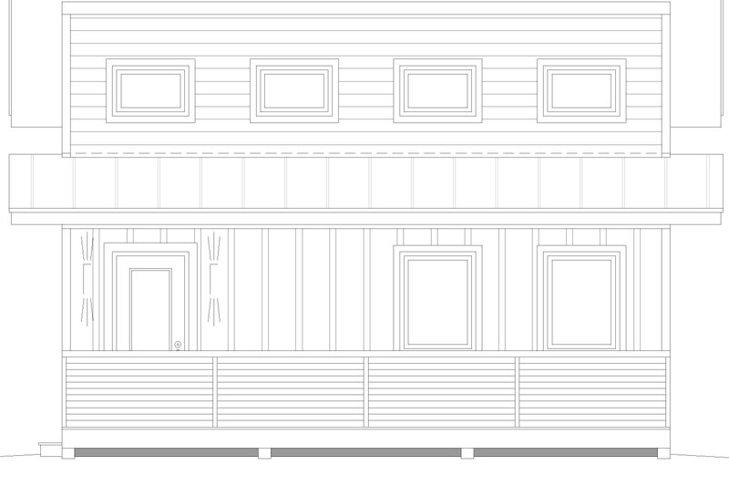 Architectural House Design - Exterior - Front Elevation 4 for Contemporary House Plan #932-1158 - 1 bed, 1 bath