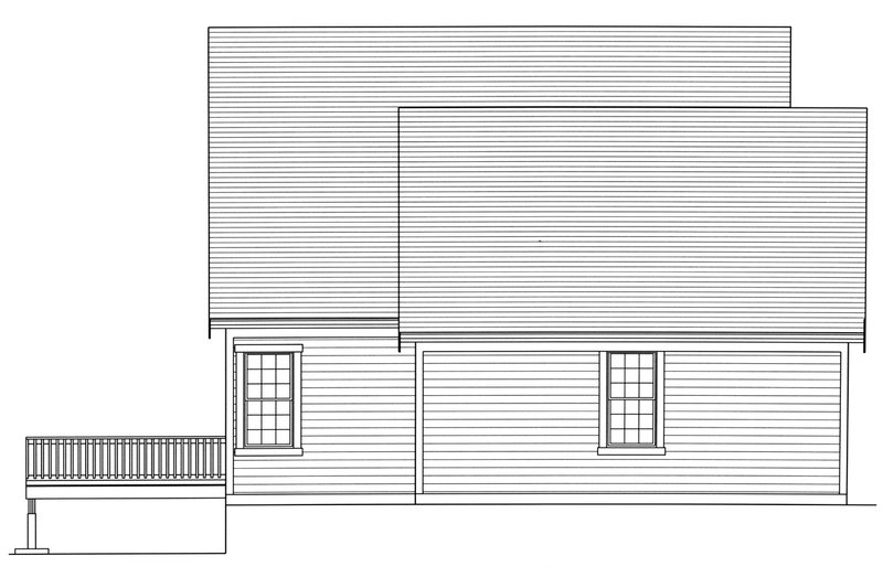 Home Plan - Exterior - Other Elevation 1 for Traditional House Plan #46-919 - 3 bed, 4 bath