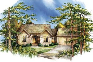 Traditional Exterior - Front Elevation Plan #71-116