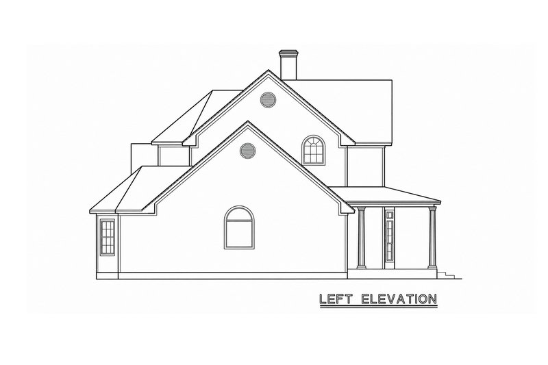 Dream House Plan - Exterior - Other Elevation for Farmhouse House Plan #20-2653 - 3 bed, 2.5 bath