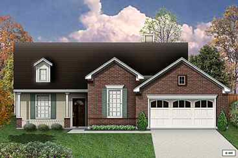 House Plan Design - Traditional Exterior - Front Elevation Plan #84-130