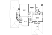 European Style House Plan - 5 Beds 4 Baths 3985 Sq/Ft Plan #81-1184 