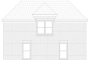 Colonial Style House Plan - 1 Beds 1 Baths 896 Sq/Ft Plan #932-1150 