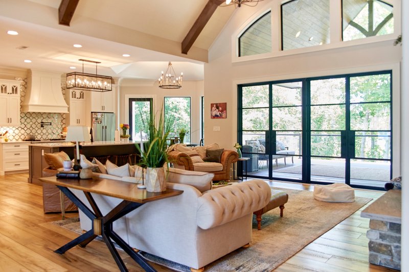 Architectural House Design - Interior - Family Room for Craftsman House Plan #54-550 - 3 bed, 3.5 bath