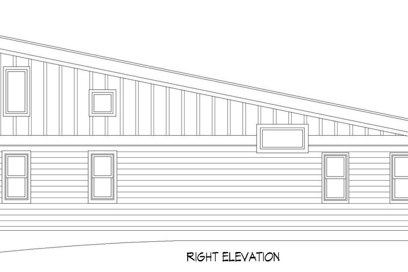 Architectural House Design - Exterior - Other Elevation 1 for Modern House Plan #932-393 - 1 bed, 2 bath