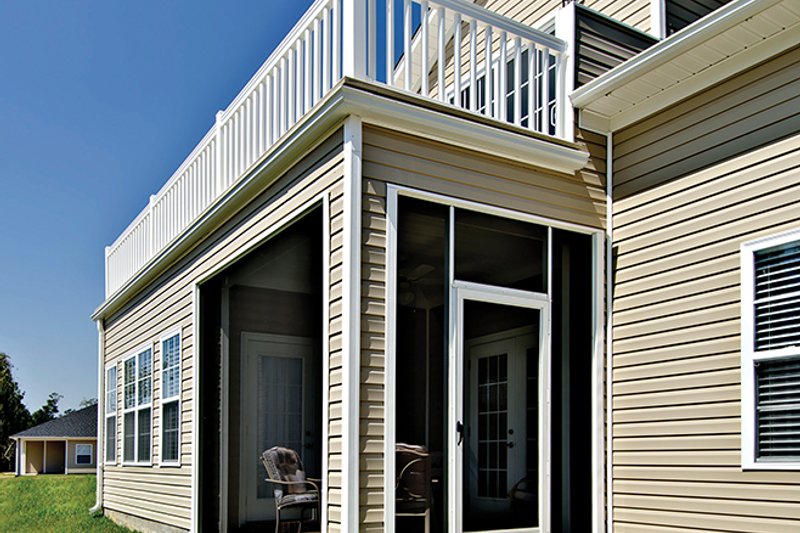 Home Plan - Exterior - Rear Elevation for Traditional House Plan #930-483 - 3 bed, 3 bath