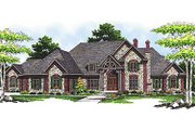 European Style House Plan - 5 Beds 5.5 Baths 6571 Sq/Ft Plan #70-559 