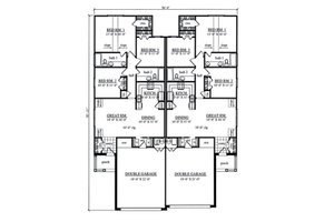 Floor Plan - Main Floor for Country House Plan #42-379 - 3 bed, 2 bath
