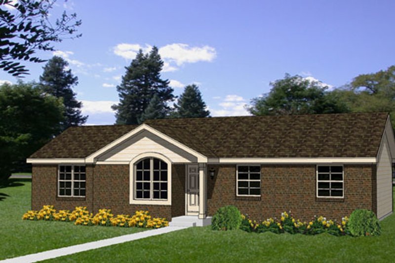 Traditional Style House Plan - 3 Beds 1 Baths 997 Sq/Ft Plan #116-299