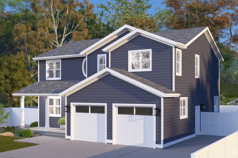 Home Plan - Exterior - Front Elevation 3 for Farmhouse House Plan #1060-360 - 4 bed, 2.5 bath