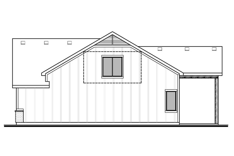 House Design - Exterior - Other Elevation 1 for Farmhouse House Plan #1073-45 - 3 bed, 2 bath