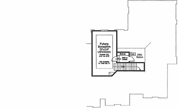 European Floor Plan - Upper Floor Plan #310-552