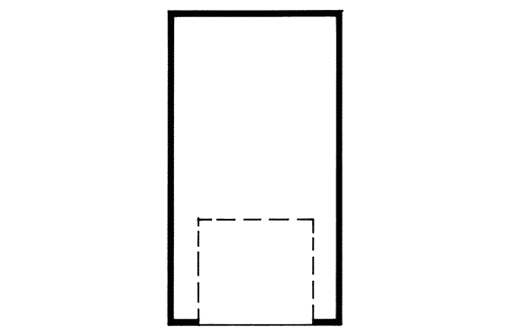 Floor Plan - Main Floor for Traditional House Plan #47-492, 0 bath