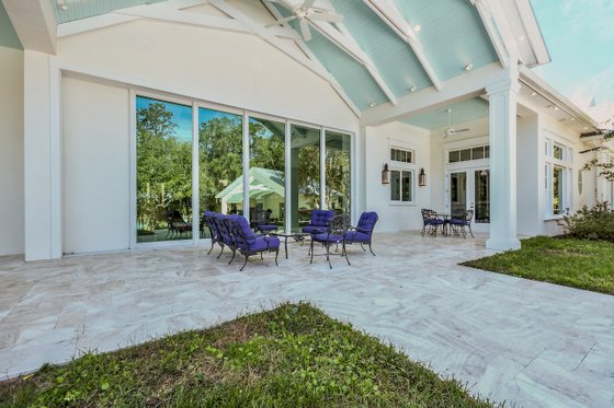 Exterior - Covered Porch for Colonial House Plan #1058-222 - 4 bed, 5.5 bath