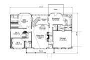 Ranch Style House Plan - 3 Beds 2.5 Baths 2384 Sq/Ft Plan #57-307 