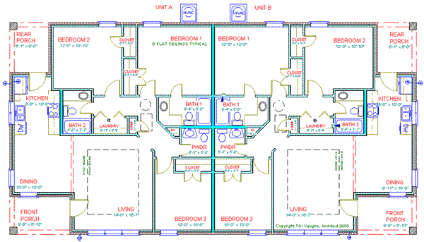 Ranch Floor Plan - Main Floor Plan #408-101