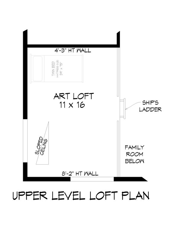 Contemporary Floor Plan - Other Floor Plan #932-1032