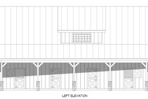 Exterior - Other Elevation for Barndominium House Plan #932-696 - 2 bed, 3 bath