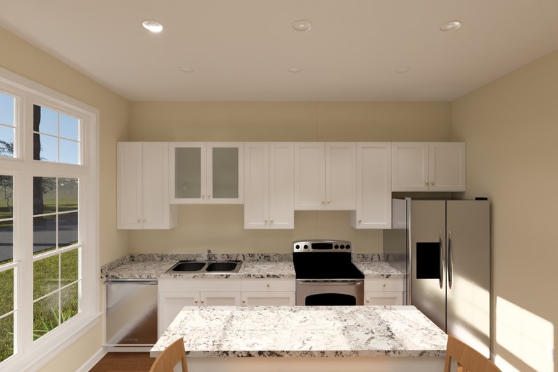 Architectural House Design - Interior - Kitchen 1 for Cottage House Plan #513-2414 - 2 bed, 2 bath