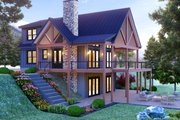 Country Style House Plan - 3 Beds 4.5 Baths 3482 Sq/Ft Plan #932-1254 