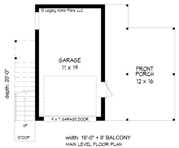 Contemporary Floor Plan - Main Floor Plan #932-647