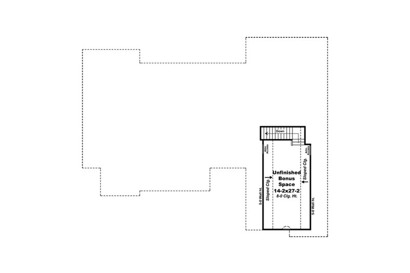 Dream House Plan - Floor Plan - Upper Floor for Traditional House Plan #21-377 - 4 bed, 2.5 bath