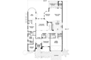 Mediterranean Style House Plan - 5 Beds 6.5 Baths 5811 Sq/Ft Plan #420-298 