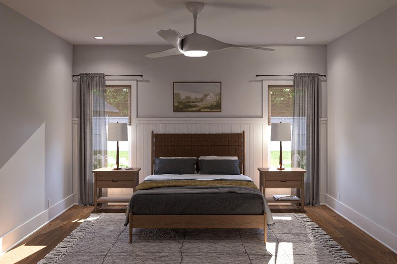 Architectural House Design - Interior - Master Bedroom for Traditional House Plan #455-416 - 4 bed, 3 bath