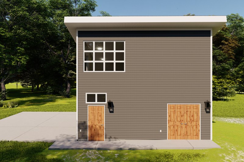 House Blueprint - Exterior - Other Elevation for Modern House Plan #1060-149, 0 bath