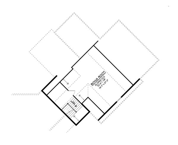 House Blueprint - Farmhouse Floor Plan - Upper Floor Plan #1064-294