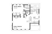 Cottage Style House Plan - 1 Beds 1.5 Baths 1408 Sq/Ft Plan #118-133 