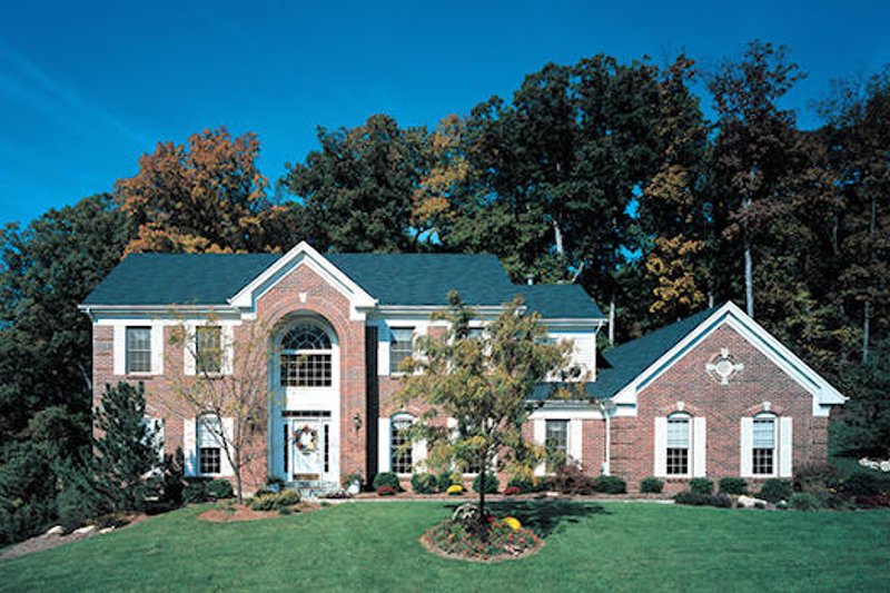 Home Plan - Colonial Exterior - Front Elevation Plan #57-218