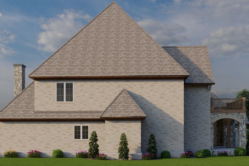 Dream House Plan - Exterior - Other Elevation 4 for European House Plan #923-78 - 4 bed, 4.5 bath