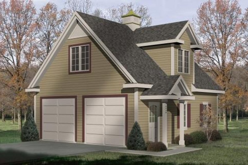 House Blueprint - Traditional Exterior - Front Elevation Plan #22-426
