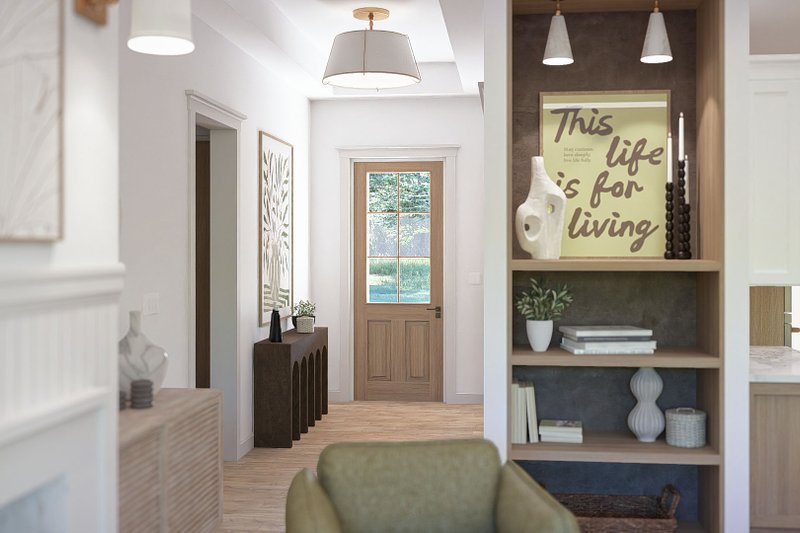 Home Plan - Interior - Entry for Farmhouse House Plan #455-736 - 3 bed, 2.5 bath