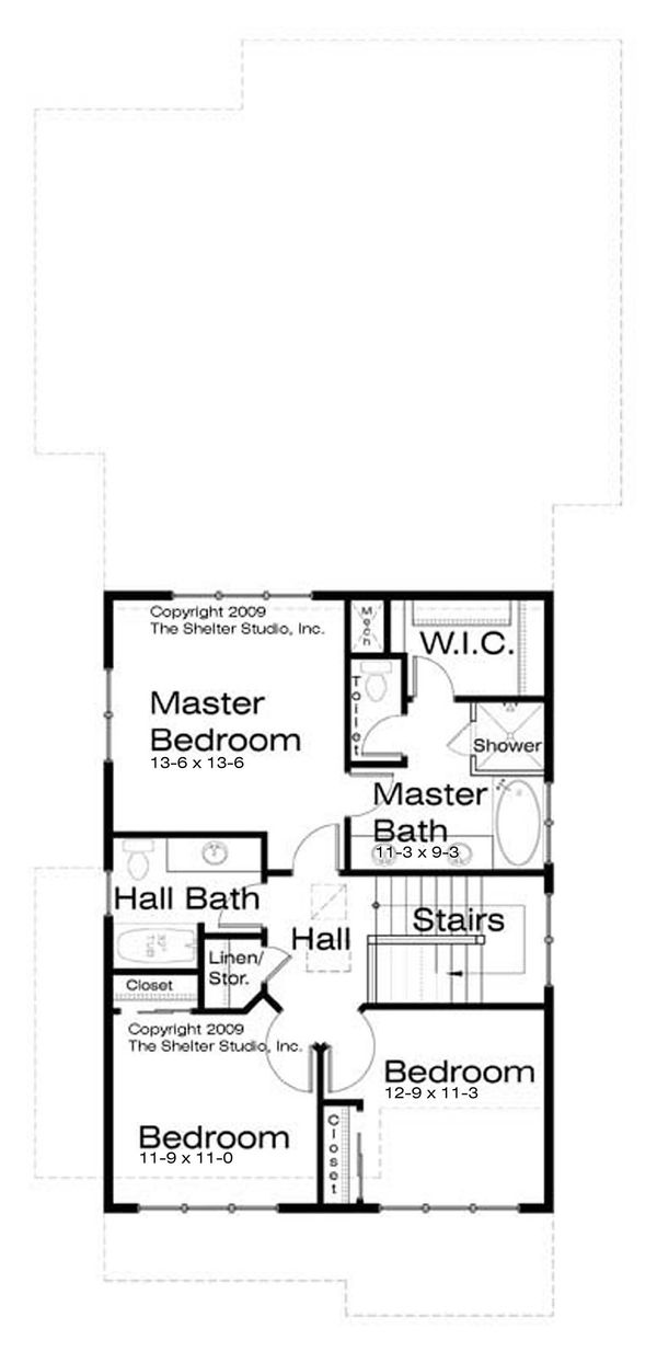 Home Plan - Prairie Floor Plan - Upper Floor Plan #434-11