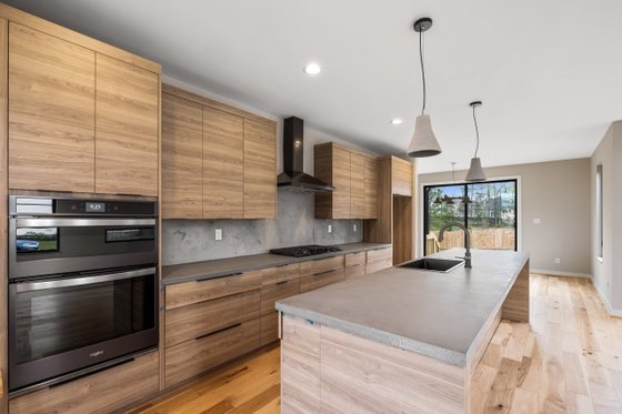 Interior - Kitchen 2 for Contemporary House Plan #1080-14 - 4 bed, 2.5 bath