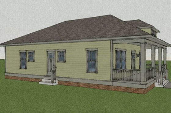 Exterior - Other Elevation 1 for Craftsman House Plan #461-4 - 3 bed, 2 bath